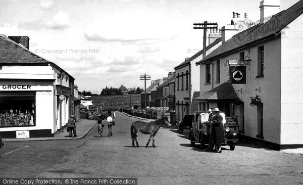 Photo of Princetown, The Square c.1955