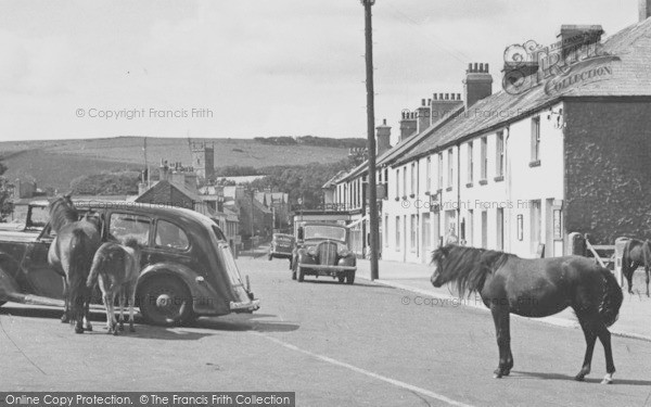 Photo of Princetown, The Square c.1955