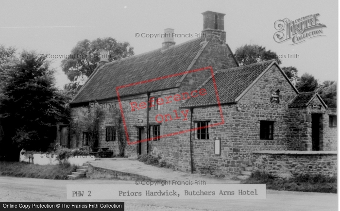 Photo of Priors Hardwick, Butchers Arms Hotel c.1955