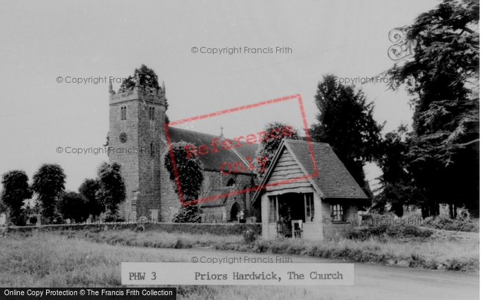 Photo of Priors Hardwick, The Church c.1955