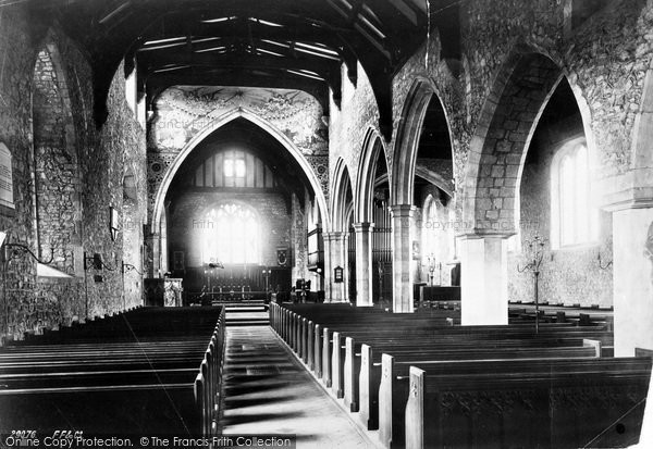 Photo of Prittlewell, The Church Interior 1891