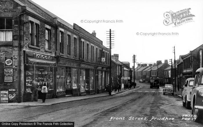 Photo of Prudhoe, Front Street c.1955