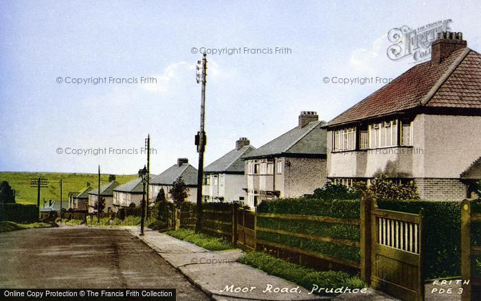 Photo of Prudhoe, Moor Road c.1955