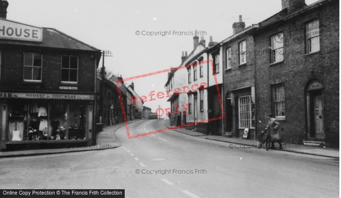 Photo of Puckeridge, High Street c.1960