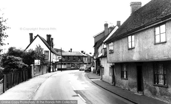Photo of Puckeridge, High Street c.1960