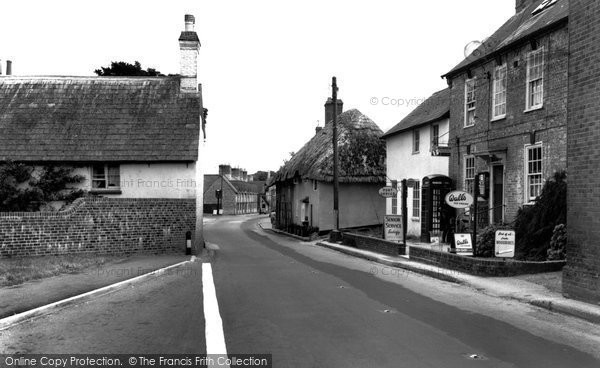 Photo of Puddletown, Post Office And High Street 1959