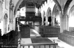 St Mary's Church, The Minstrel's Gallery c.1939, Puddletown