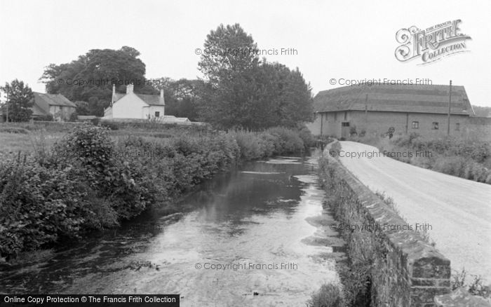 Photo of Puddletown, The River Piddle 1956