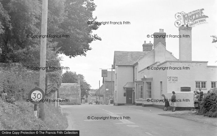 Photo of Puddletown, The Village And Kings Arms Hotel c.1951