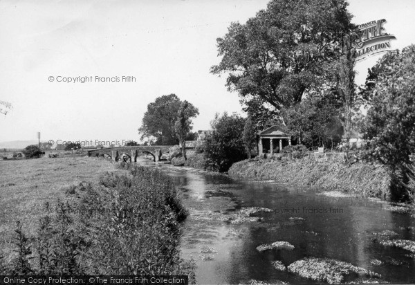 Photo of Pulborough, River Arun And Old Bridge 1949