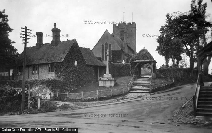 Photo of Pulborough, St Mary's Church And War Memorial 1921