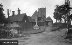 St Mary's Church And War Memorial 1921, Pulborough