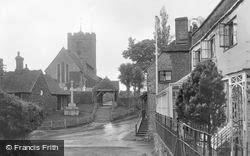 St Mary's Church And War Memorial 1921, Pulborough