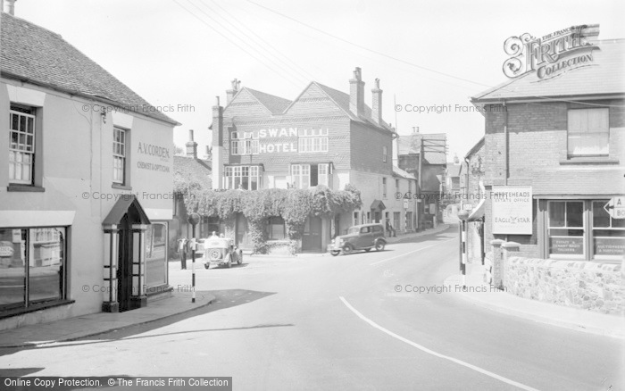 Photo of Pulborough, Swan Corner c.1950