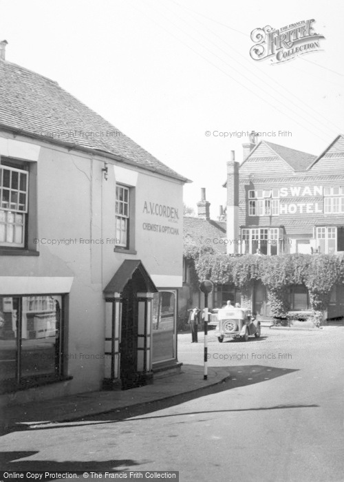 Photo of Pulborough, Swan Corner c.1950