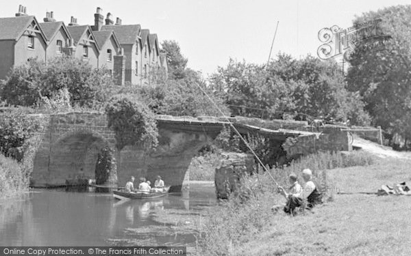 Photo of Pulborough, The River Arun, A Leisurely Afternoon c.1950