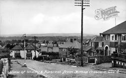 And Widley From Hilltop Crescent c.1960, Purbrook
