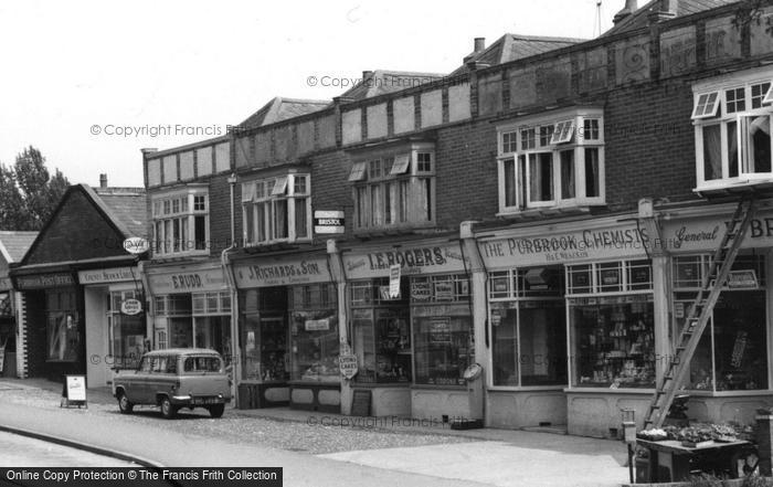 Photo of Purbrook, London Road Shops c.1960