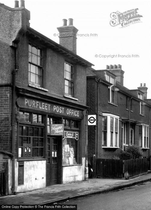Photo of Purfleet, Post Office c.1955