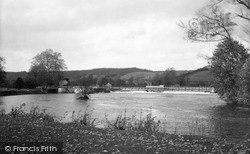 Purley, Lock And Weir c.1950, Purley On Thames