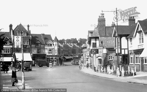 Photo of Purley, Main Road c.1955