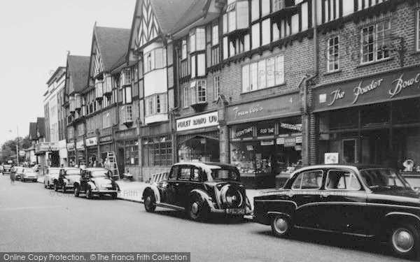 Photo of Purley, Shops Along High Street c.1960