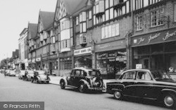 Shops Along High Street c.1960, Purley