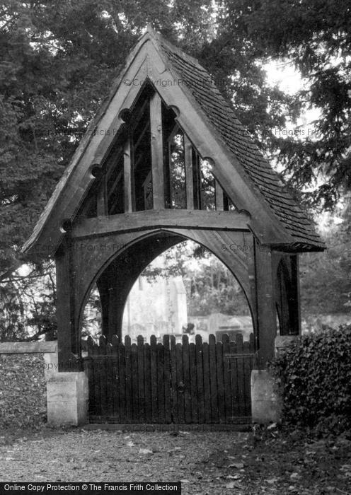 Photo of Purley, St Mary's Church Lychgate c.1950