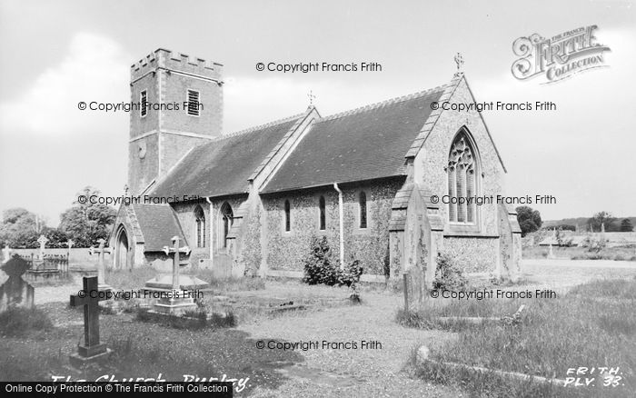 Photo of Purley, The Church c.1960