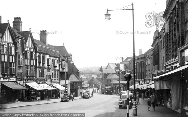 Photo of Purley, View From Purley Way c.1955