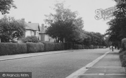Woodcote Valley Road c.1960, Purley