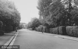Woodcote Valley Road c.1960, Purley
