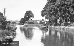 Tug On The Canal c.1955, Purton