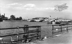 Bridge And The River Thames c.1960, Putney