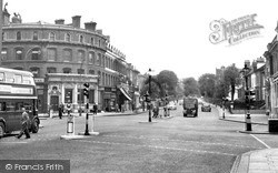 Putney, Putney Hill from the High Street c1955