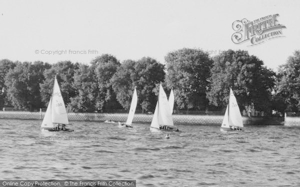 Photo of Putney, Sailing On The River Thames c.1960
