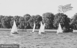 Sailing On The River Thames c.1960, Putney