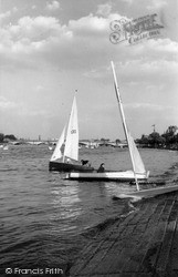 Sailing On The Thames c.1960, Putney