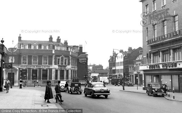 Photo of Putney, Upper Richmond Road c.1955