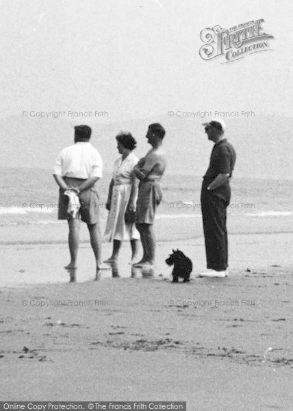 Photo of Putsborough, Barefoot On The Shore c.1955