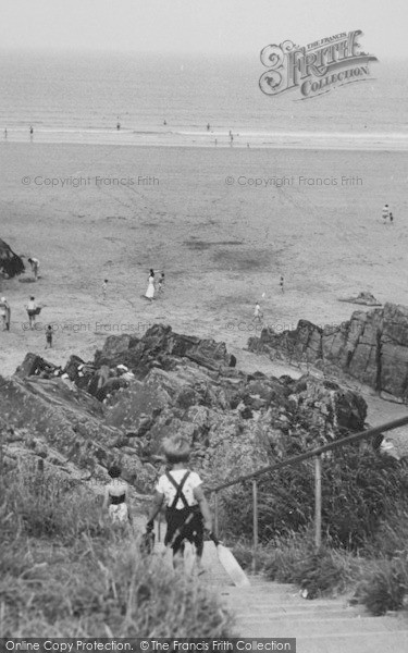 Photo of Putsborough, Beach c.1955