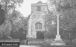 Church Of St John The Baptist And War Memorial c.1955, Puttenham
