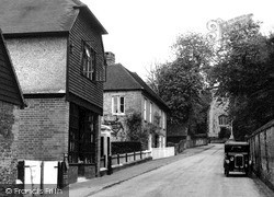 Post Office And Church c.1955, Puttenham