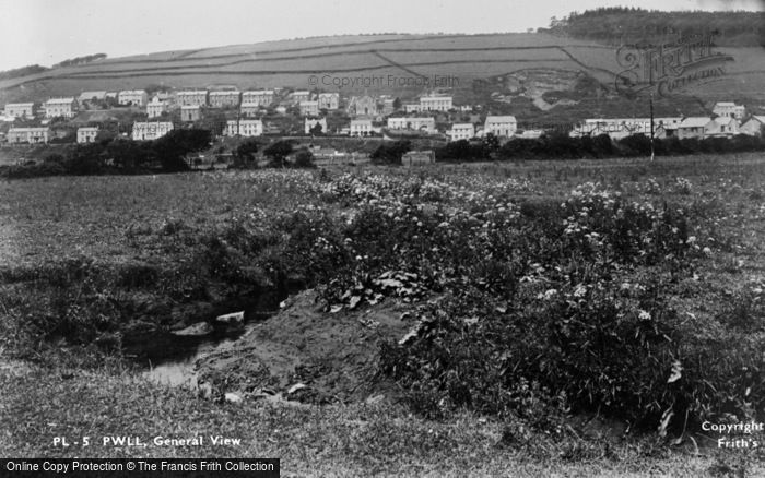 Photo of Pwll, General View c.1955