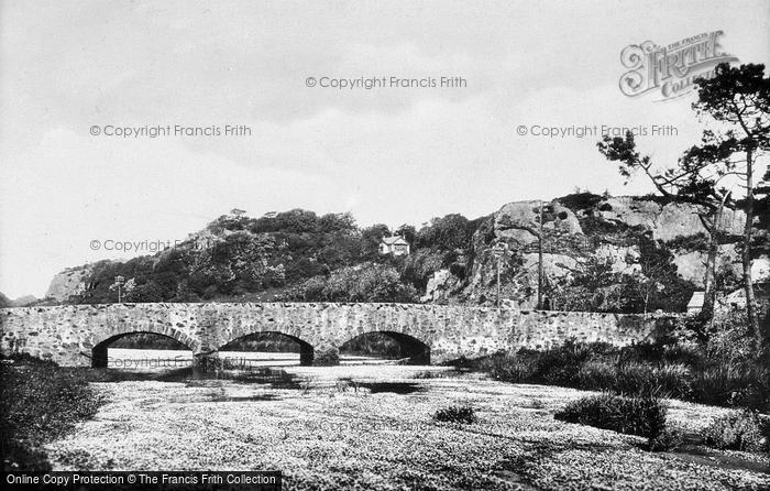 Photo of Pwllheli, Bridge Over Talcymera c.1930