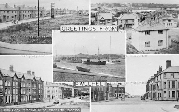 Photo of Pwllheli, Composite c.1955