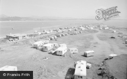 Gimblet Caravan Camp From The Rock 1959, Pwllheli