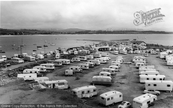Photo of Pwllheli, Gimblet Rock And Caravan Site c.1965