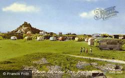 Gimblet Rock Caravan Site c.1960, Pwllheli