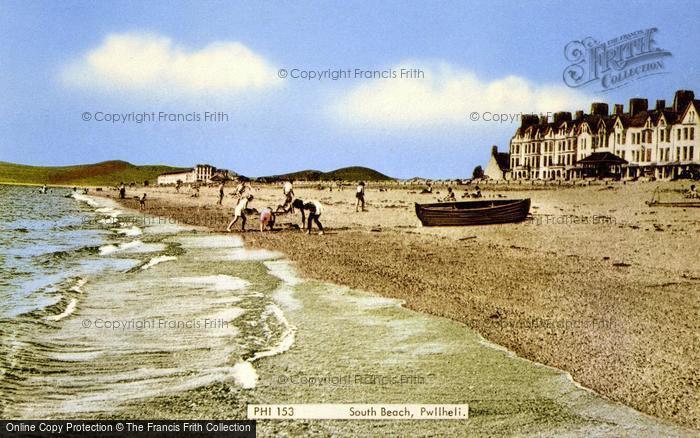 Photo of Pwllheli, South Beach c.1960